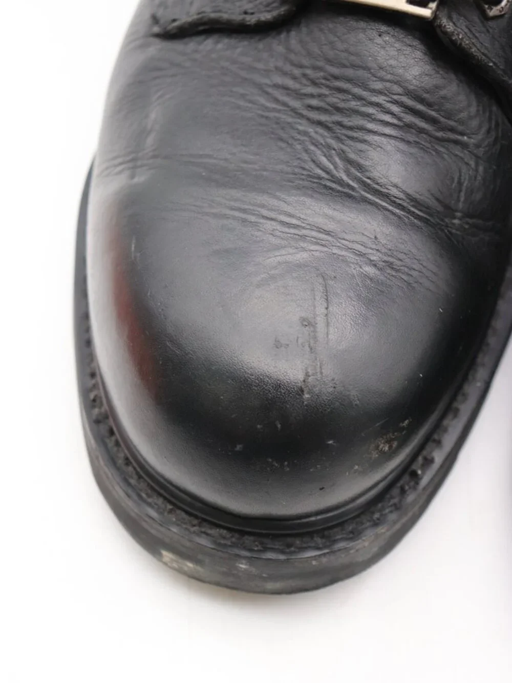 Harley Davidson Men's 13 Motor Cycles Black Leather Steel Toe Safety Moto Boots